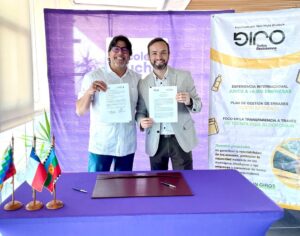 Alcalde de Recoleta Daniel Jadue y Gerente de Giro Nelson Urra