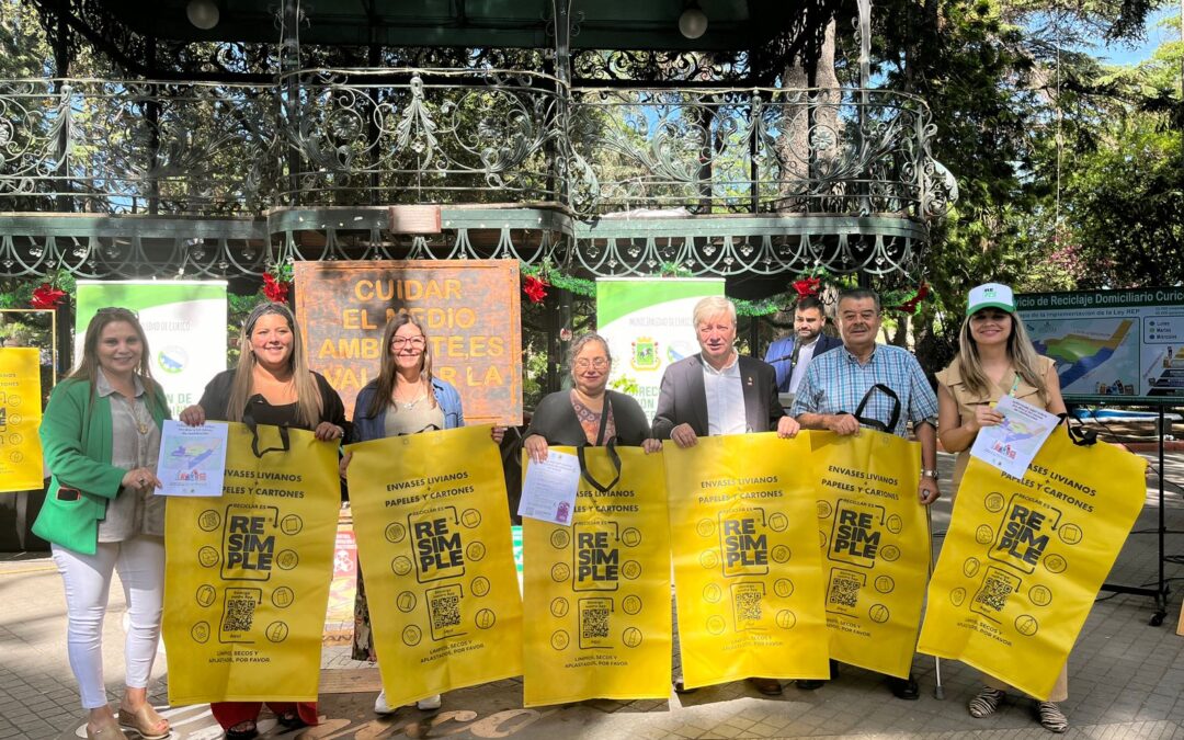 Ciudad de Curicó lanzó servicio de reciclaje puerta a puerta